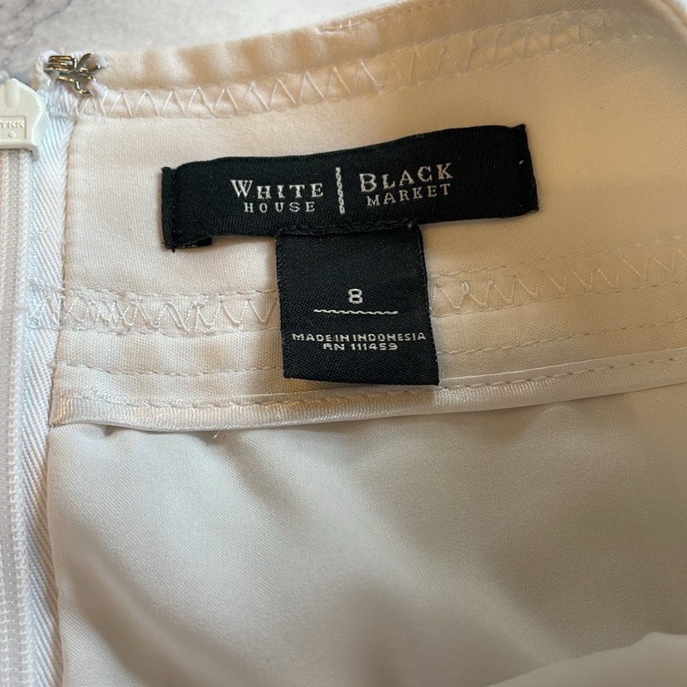 White & Black - white skirt - Picture 3 of 5